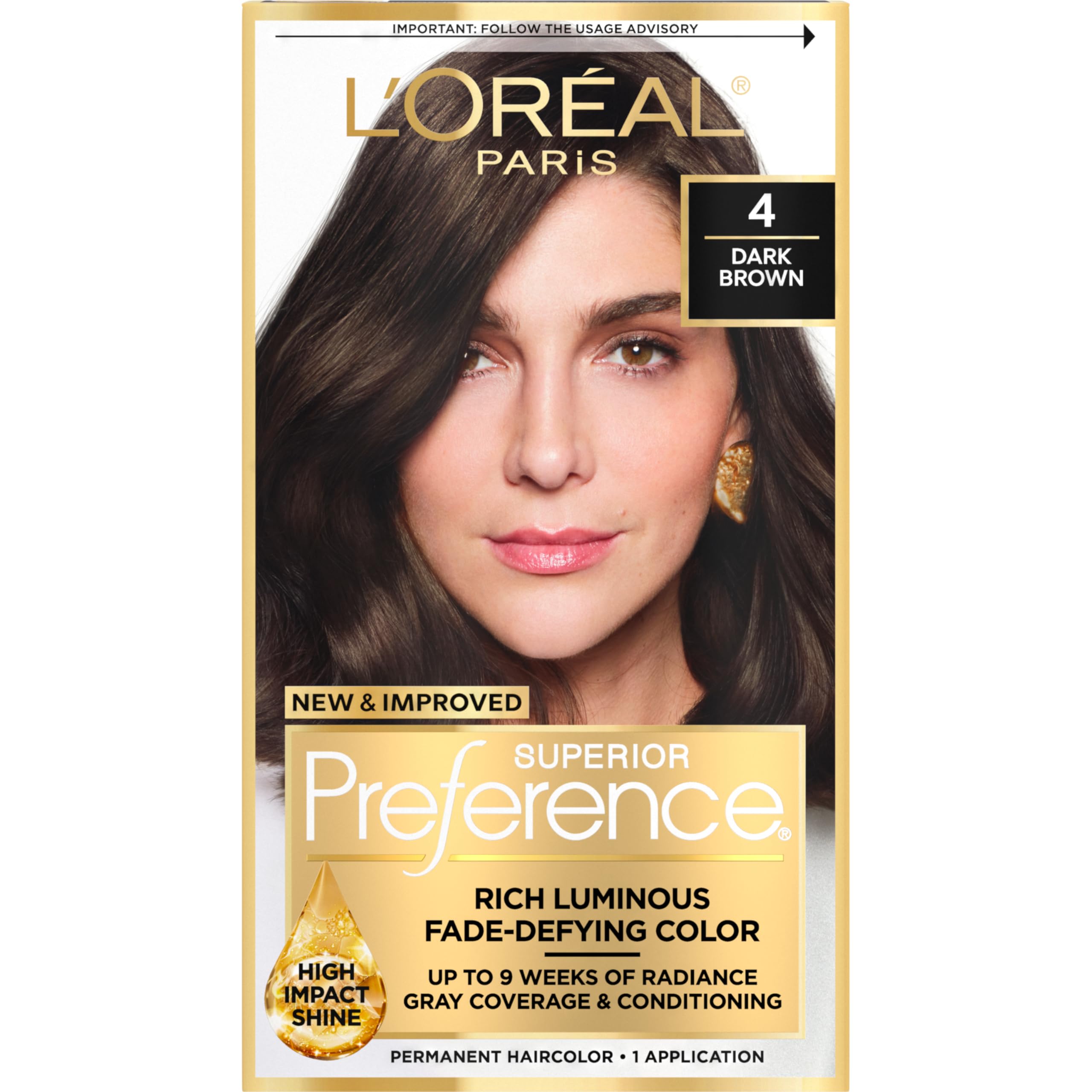L'Oreal Paris Superior Preference color gel for precise, fade-defying shade.