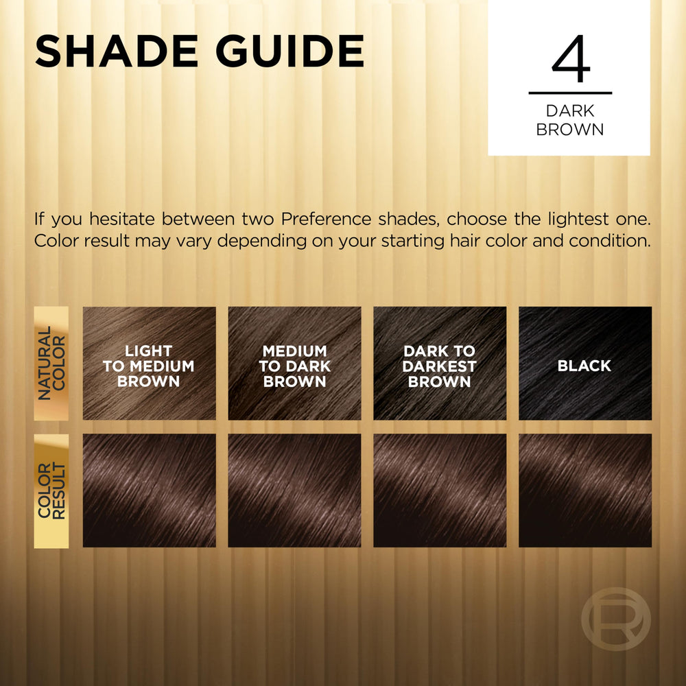 Instruction leaflet guiding step-by-step at-home color application.
