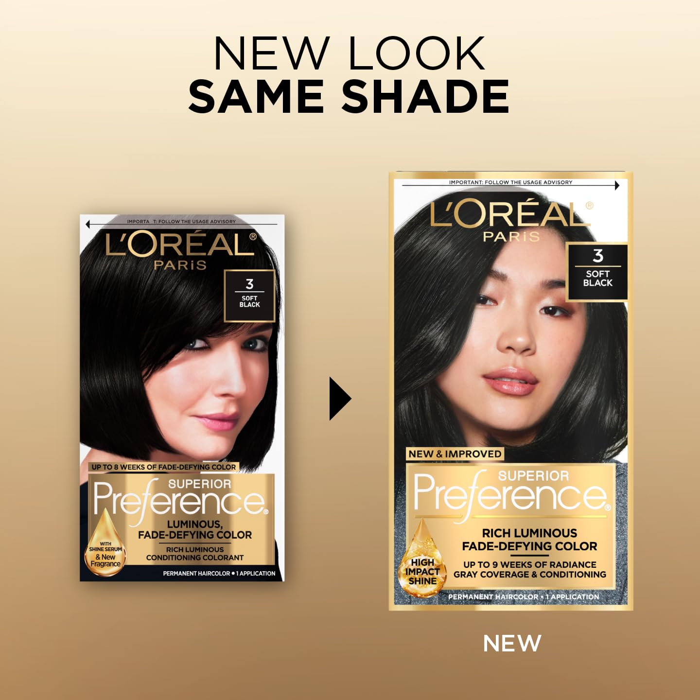 L’Oréal Paris Superior Preference Shine Protect Conditioner bottle for vibrant color retention.