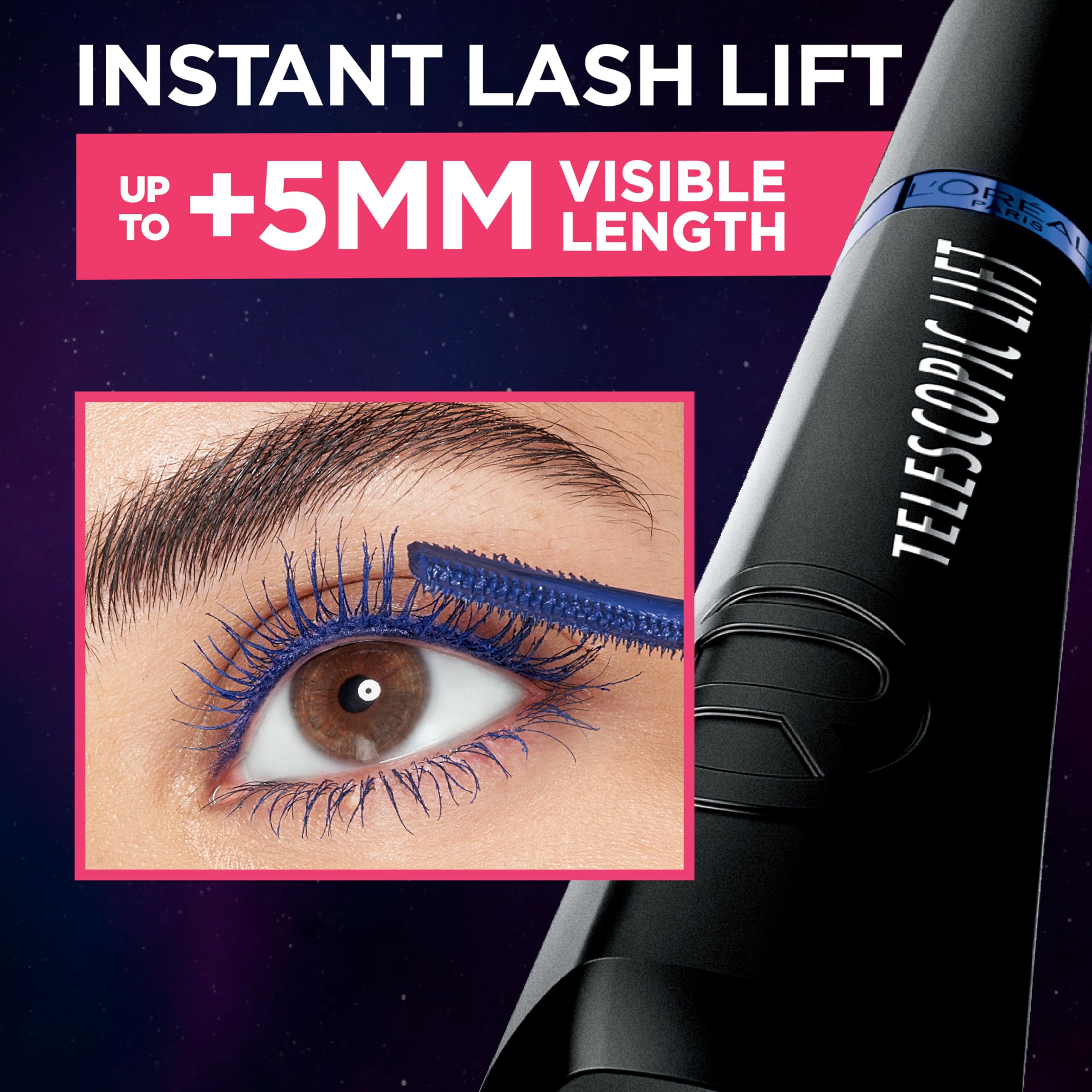 L'Oreal Paris Telescopic Lift mascara lengthens lashes for dramatic definition