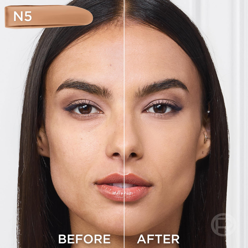L'Oreal Paris True Match medium-coverage finish blends seamlessly with skin.