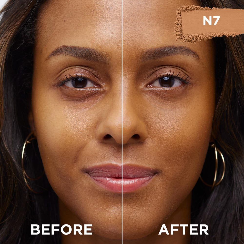 L'Oreal Paris True Match Powder with mirror-inside enables easy on-the-go touch-ups.