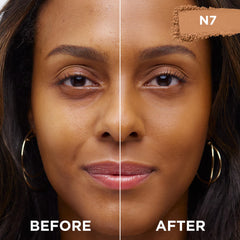 L'Oreal Paris True Match Powder with mirror-inside enables easy on-the-go touch-ups.