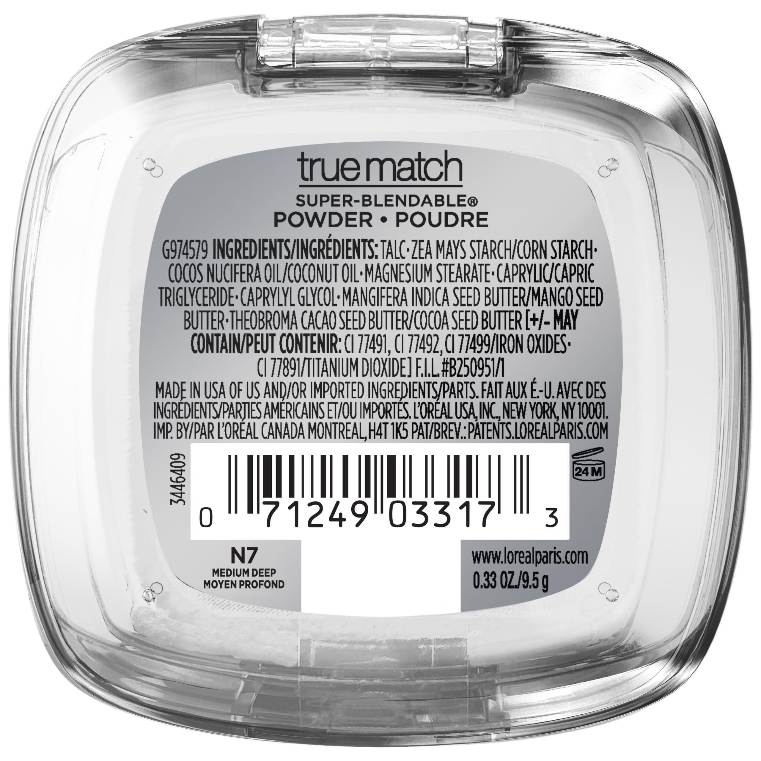 L'Oreal Paris True Match Powder wear-on-the-go for natural finish anywhere.