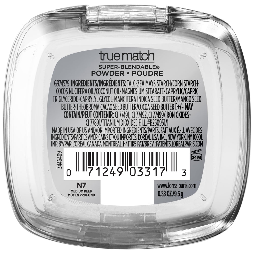 L'Oreal Paris True Match Powder wear-on-the-go for natural finish anywhere.
