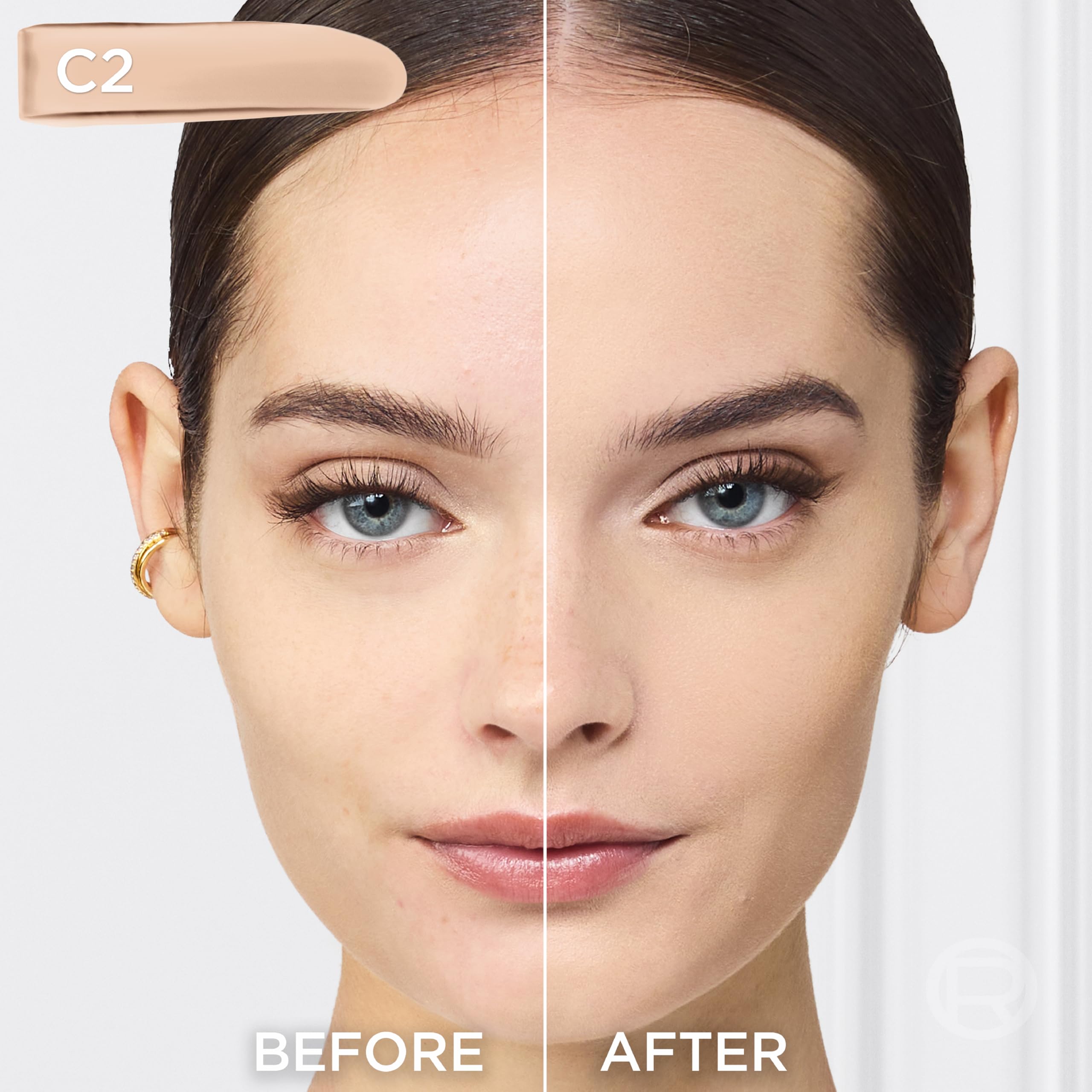 Pump dispensing action highlighting easy, mess-free application.