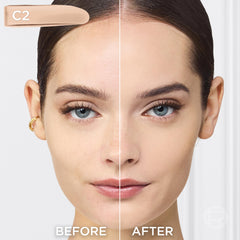 Pump dispensing action highlighting easy, mess-free application.