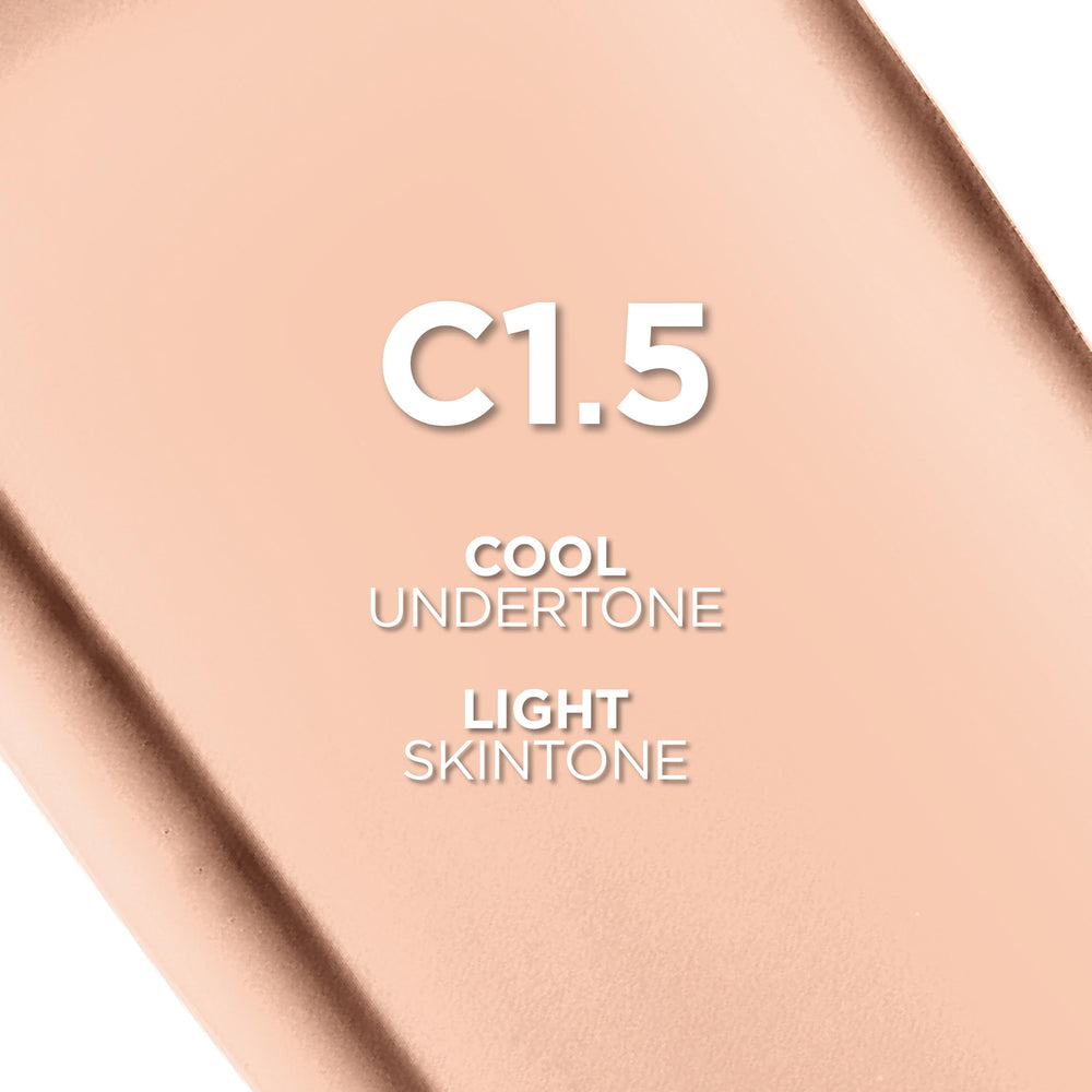 L'Oreal Paris True Match shade palette displaying 47 undertones for a natural match.