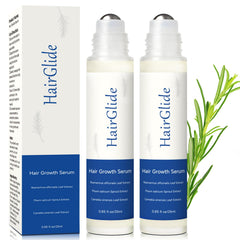 Loreviya Hair Growth Serum Roll-On targets the scalp for a fuller appearance.