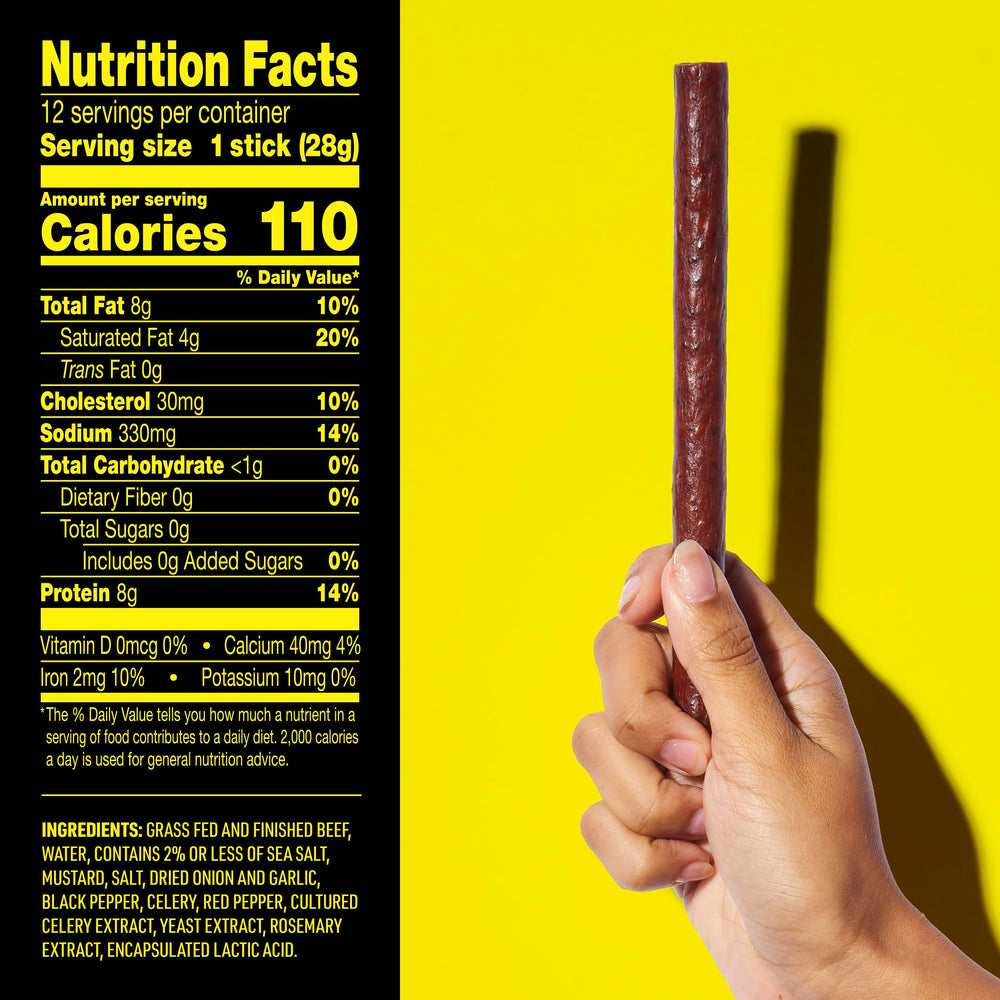 Lorissa's Kitchen Smoke Show sticks cross-section shows tender texture.