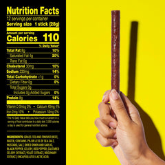 Lorissa's Kitchen Smoke Show sticks cross-section shows tender texture.