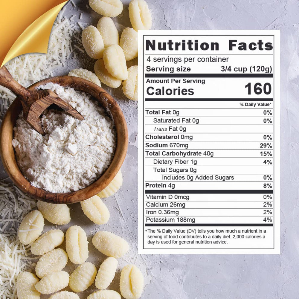 L'Oro Del Sud pantry-friendly gnocchi pack for easy meals.