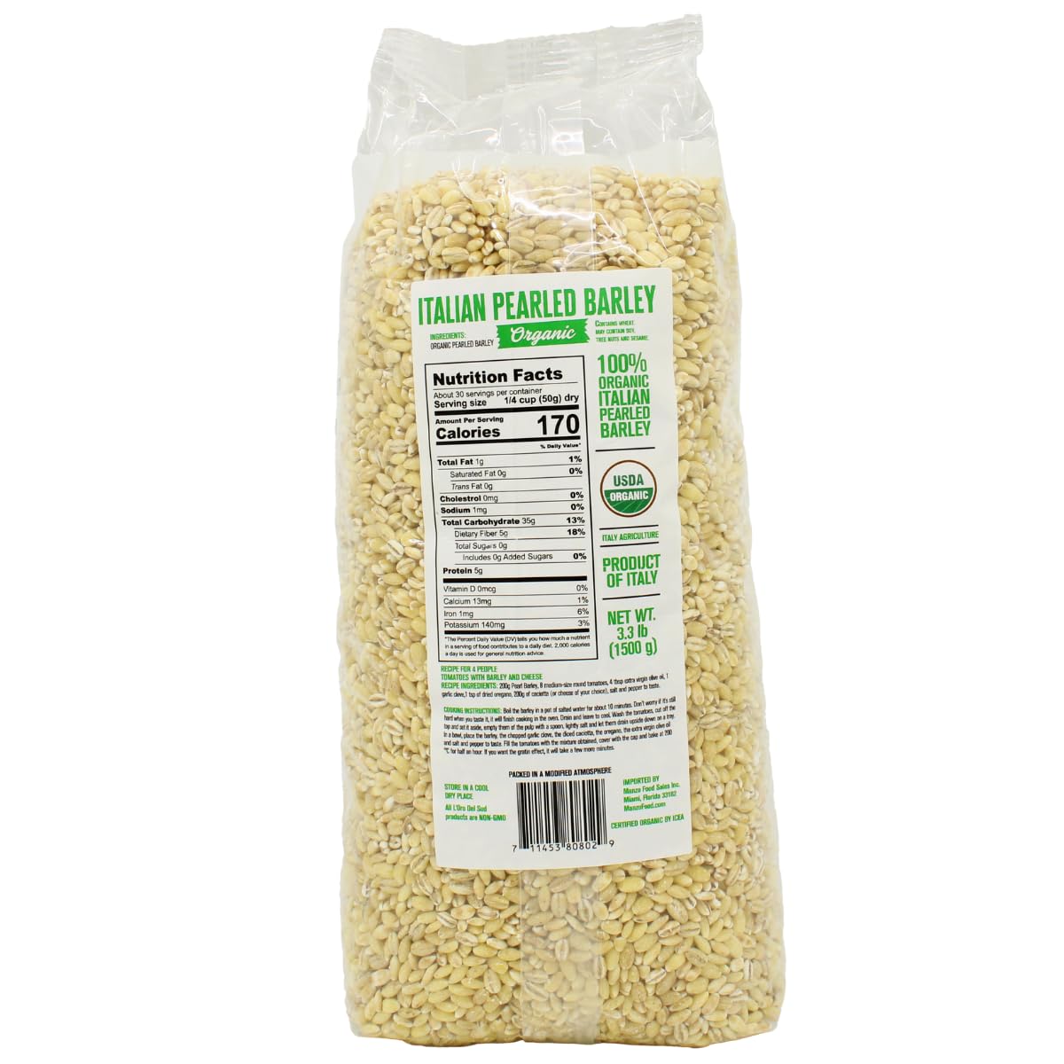 L'Oro Del Sud pearled barley cooking steps for quick meals