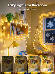 LORRYTE Connectable globe lights extended series option shows scalable decor for larger spaces.