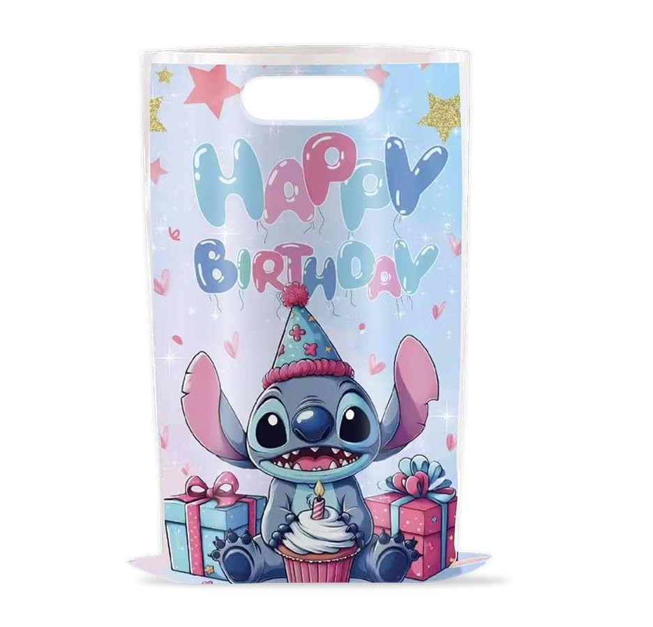 Losede 30pcs birthday gift bags with packing list, ideal for party favors.