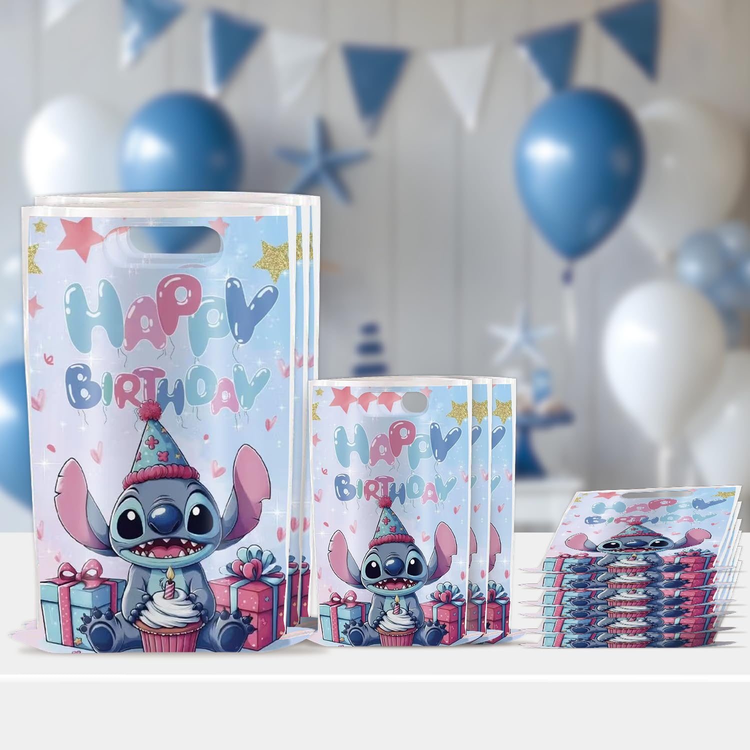 Losede party supplies hold cookies, candy, or small toys securely.