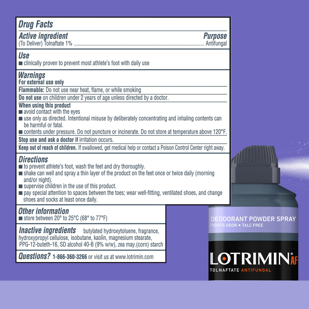 Lotrimin AF daily prevention packaging varies across regions.