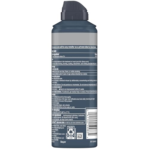 Athlete applying Lotrimin AF spray after activity