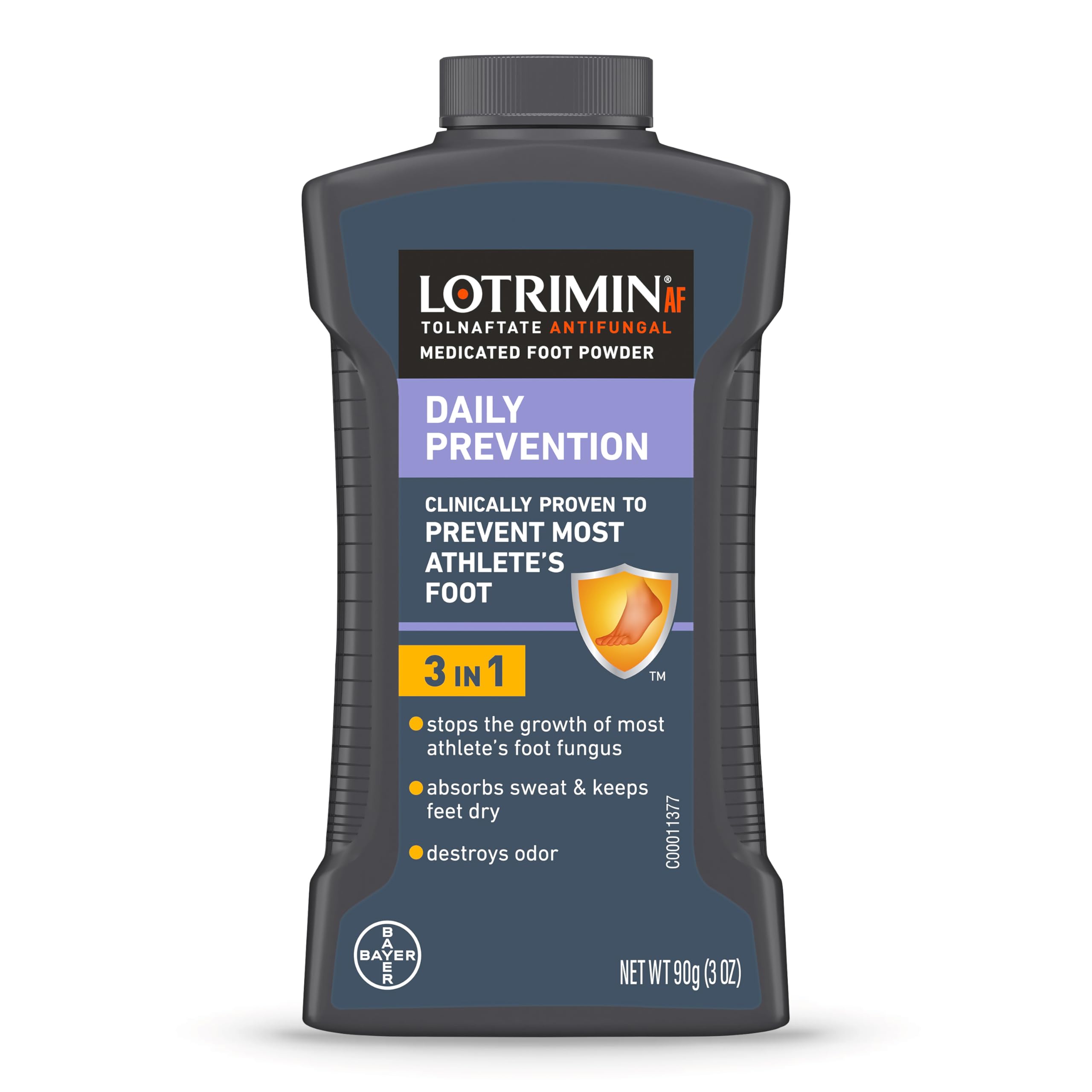 Lotrimin Athlete's Foot Powder application for moisture control and comfort