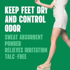 Lotrimin powder inside shoes to manage odor and moisture.