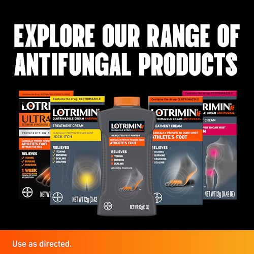 Lotrimin Ultra cream being dispensed from tube showing easy portioning.