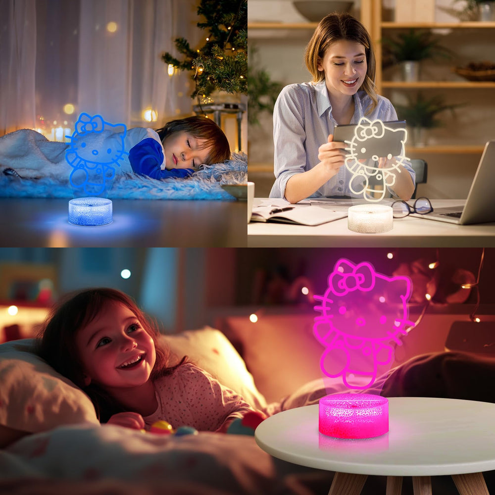 LOUHH Kitty Night Light packaged as a festive Christmas gift