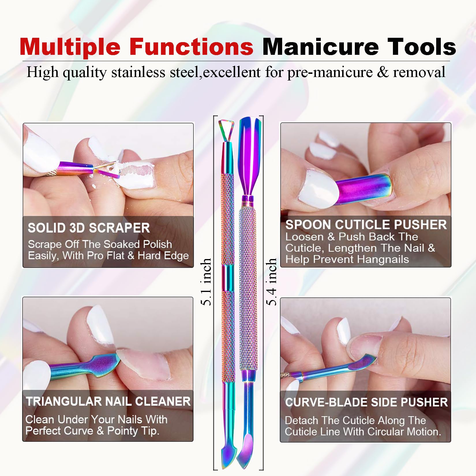 Louinstic nail file provides smooth edges after removal