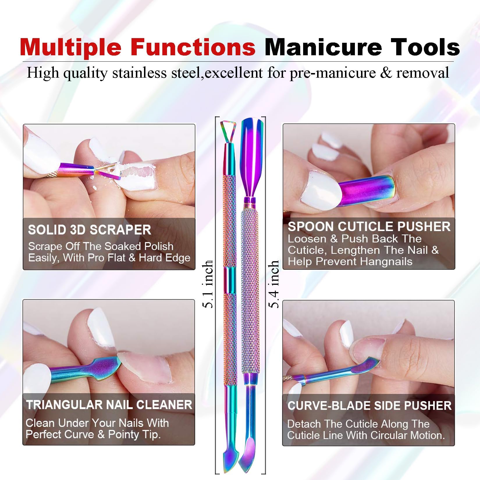 Louinstic nail file for shaping nails before and after removal