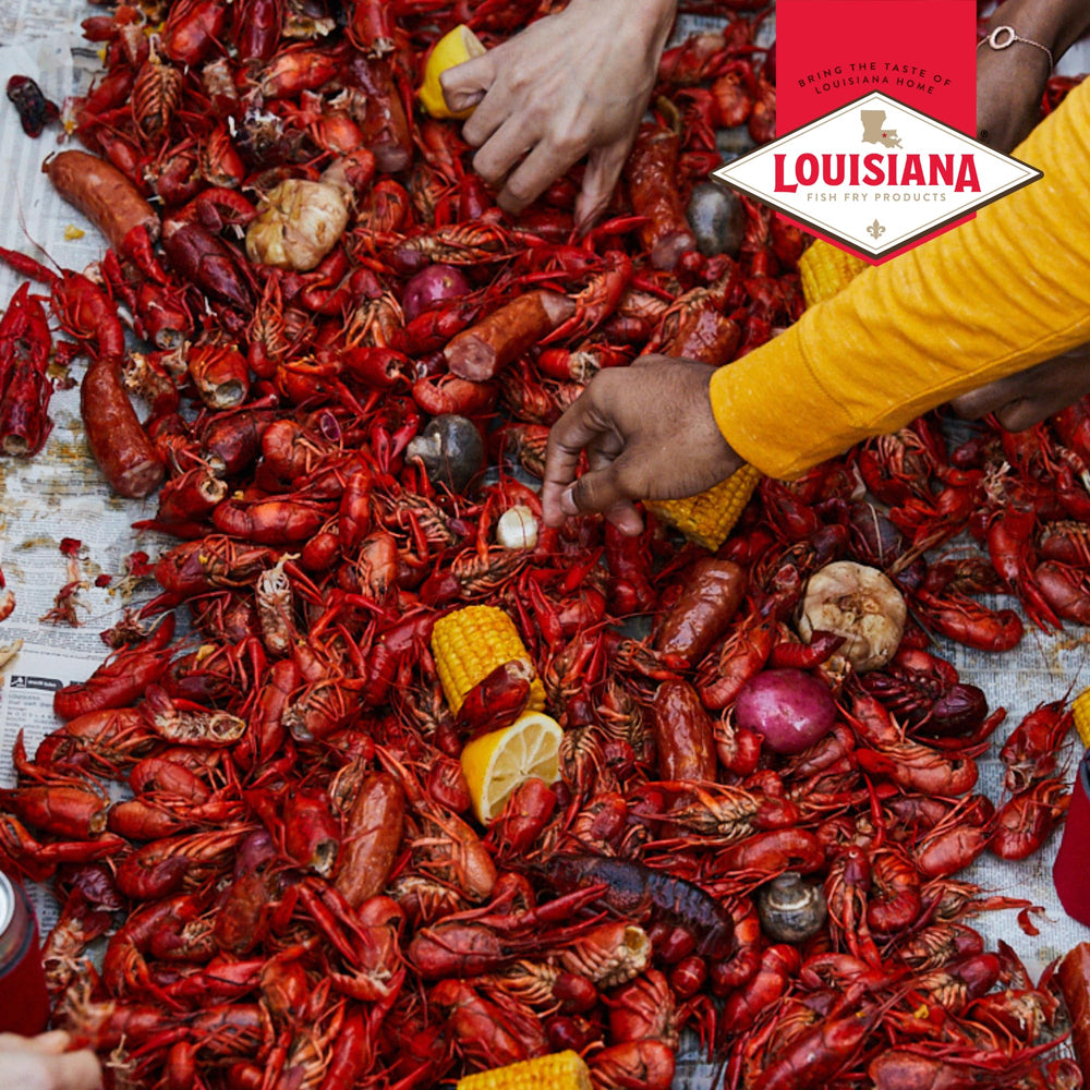 Louisiana Fish Fry Zesty Citrus Boil Booster spice blend close-up