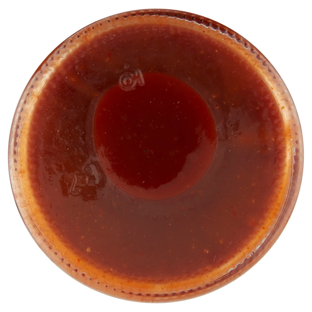 Louisiana Original Hot Sauce bottle back view highlighting label