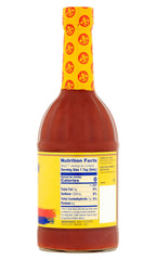 Louisiana Original Hot Sauce label close-up showing simple ingredients