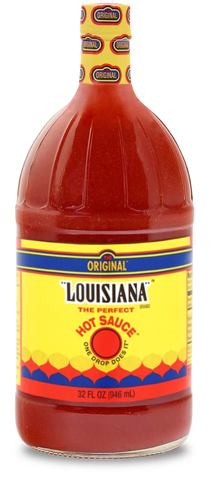 Louisiana Original Hot Sauce dipping shot for quick flavor boost