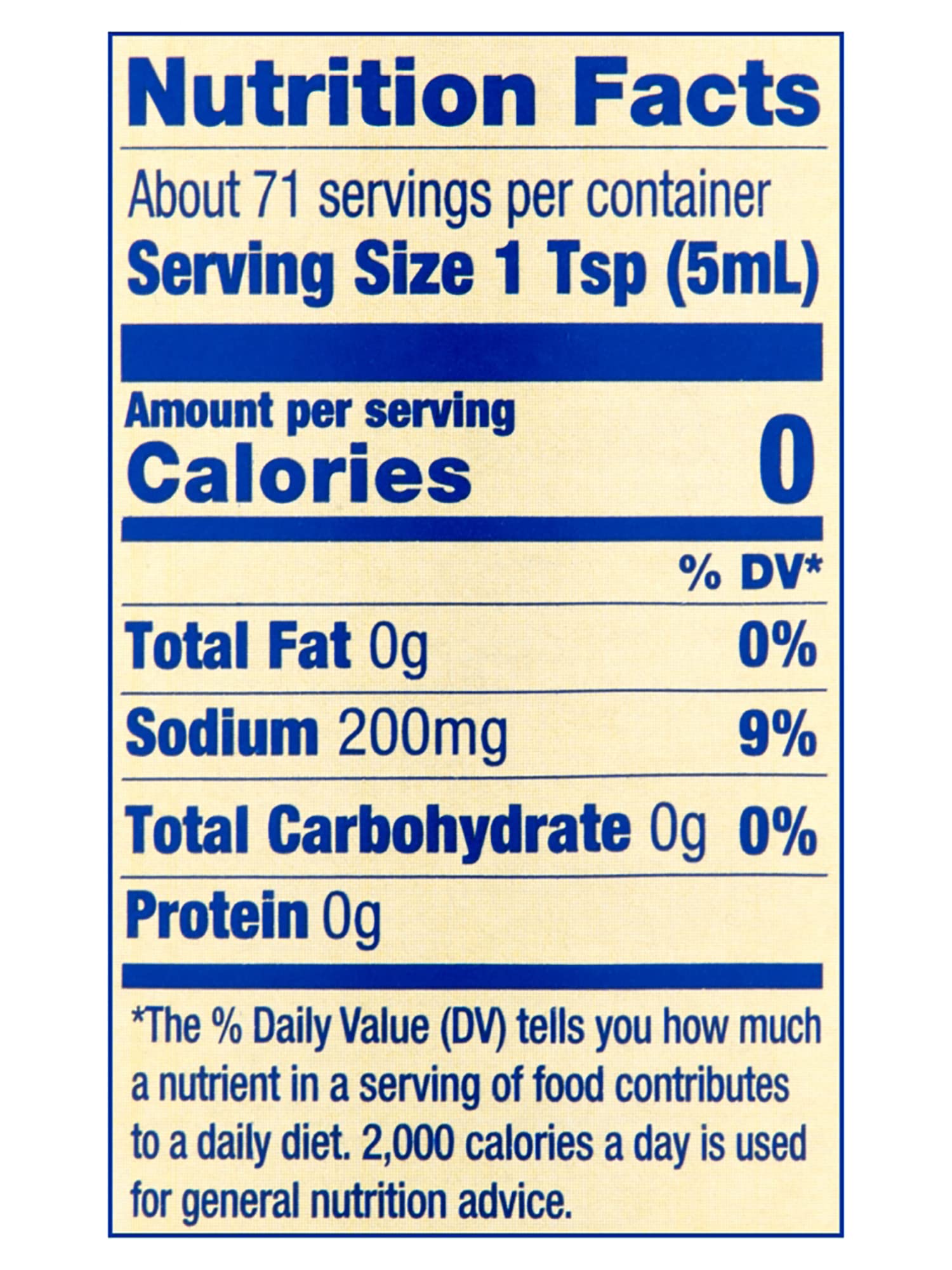 Louisiana Original Hot Sauce ingredients close-up for clean label