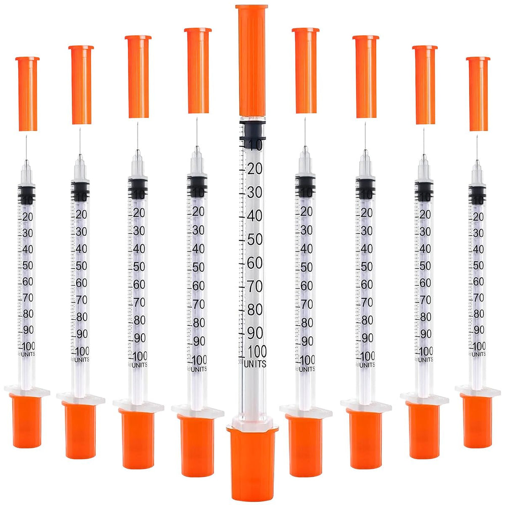 Lounert disposable syringes 1ml, 30G, 40-pack, individually wrapped for clean, convenient use.