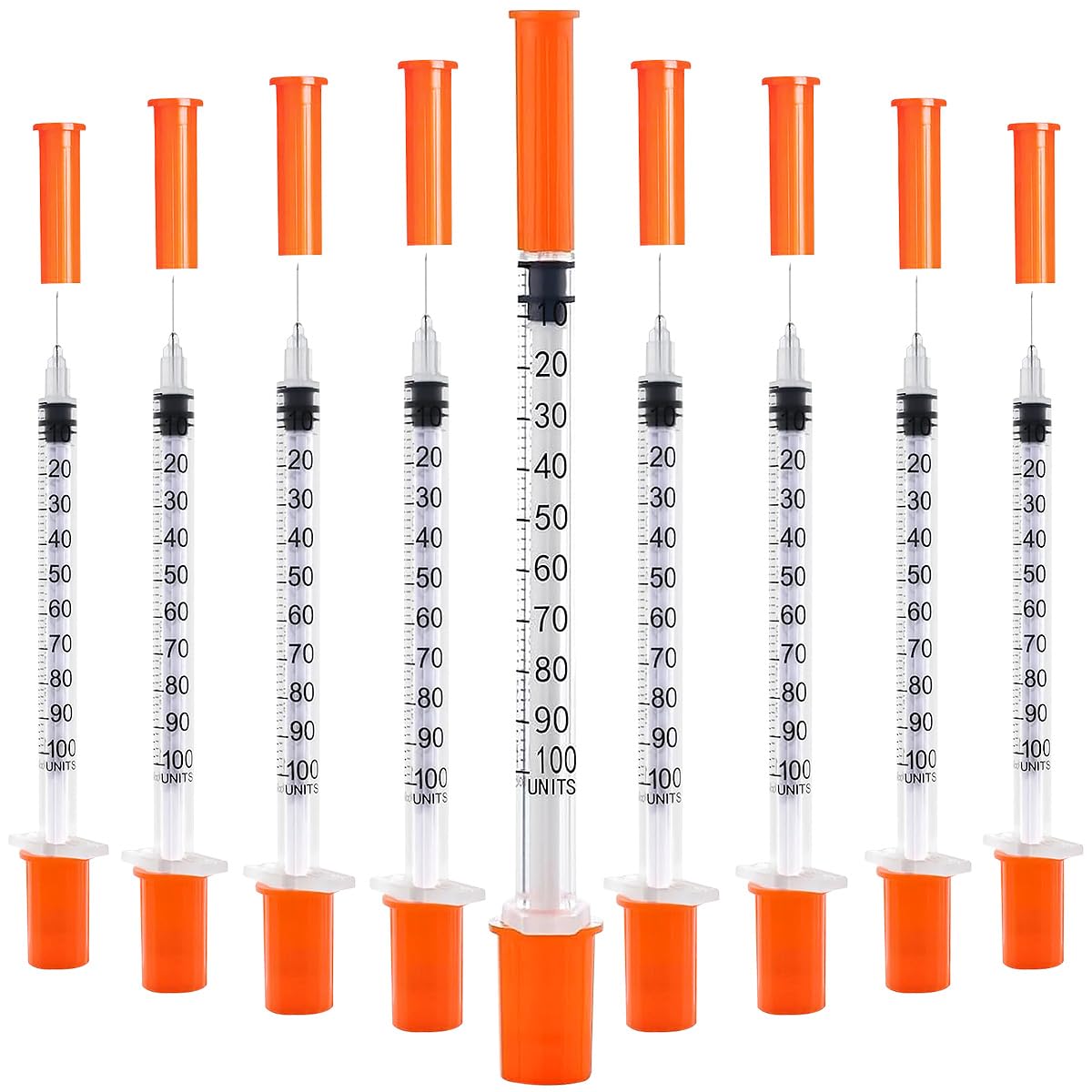 Lounert disposable syringes 1ml, 30G, 40-pack, individually wrapped for clean, convenient use.