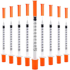 Lounert disposable syringes 1ml, 30G, 40-pack, individually wrapped for clean, convenient use.