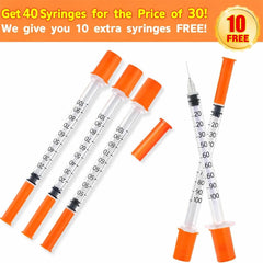 Lounert individually wrapped syringes highlight hygiene and ready-to-use practicality.
