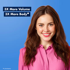 Love Beauty and Planet hyaluronic-complex graphic illustrates lightweight hydration for hair.