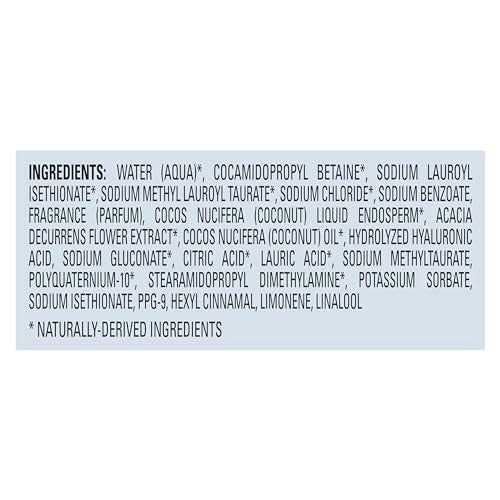 Love Beauty and Planet recycled-bottle-symbol highlights sustainable packaging.