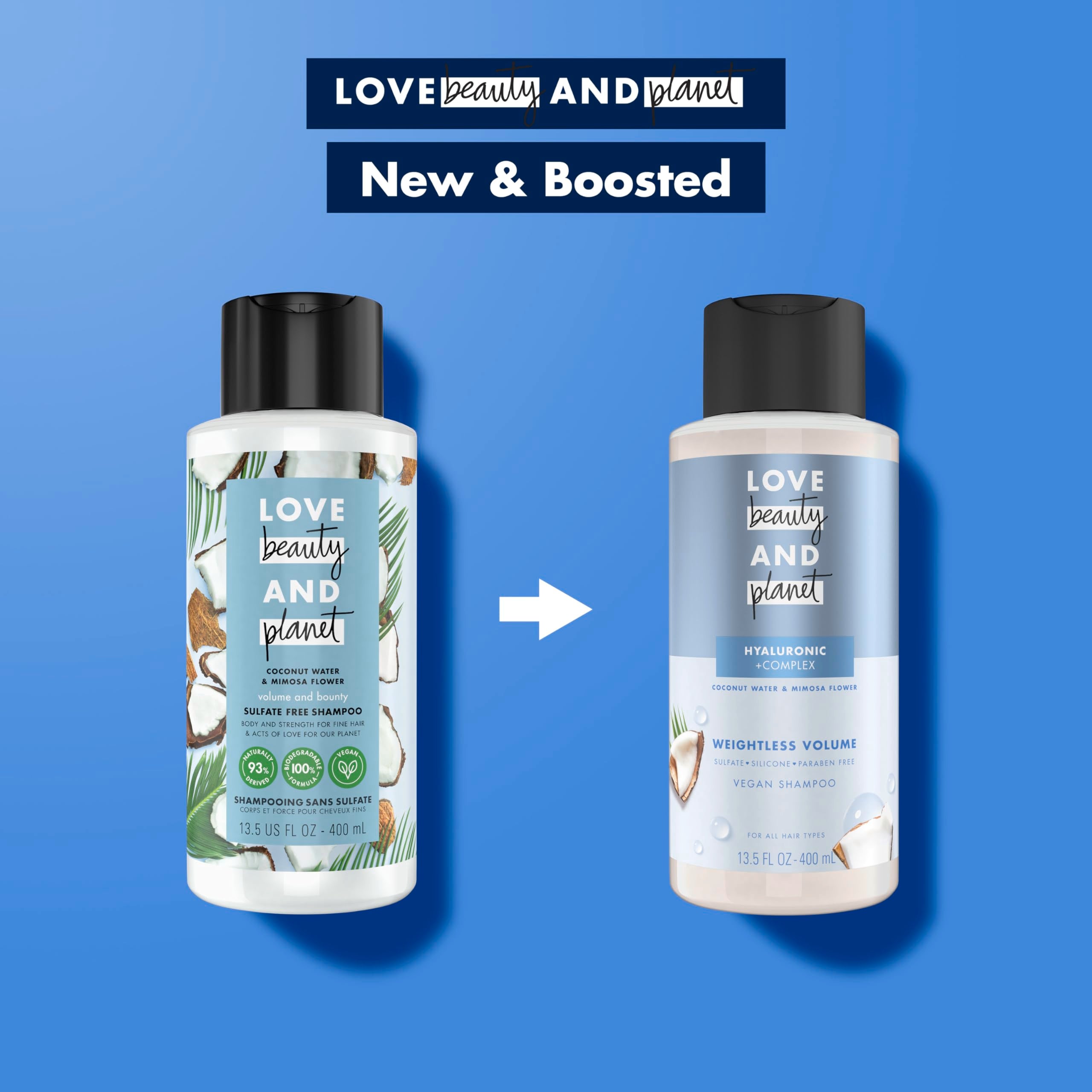 Love Beauty and Planet shampoo-lather-closeup conveys rich foam and gentle cleansing.