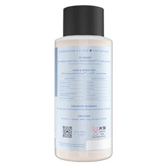Love Beauty and Planet weightless-volume label-closeup highlights clean ingredients and eco packaging.