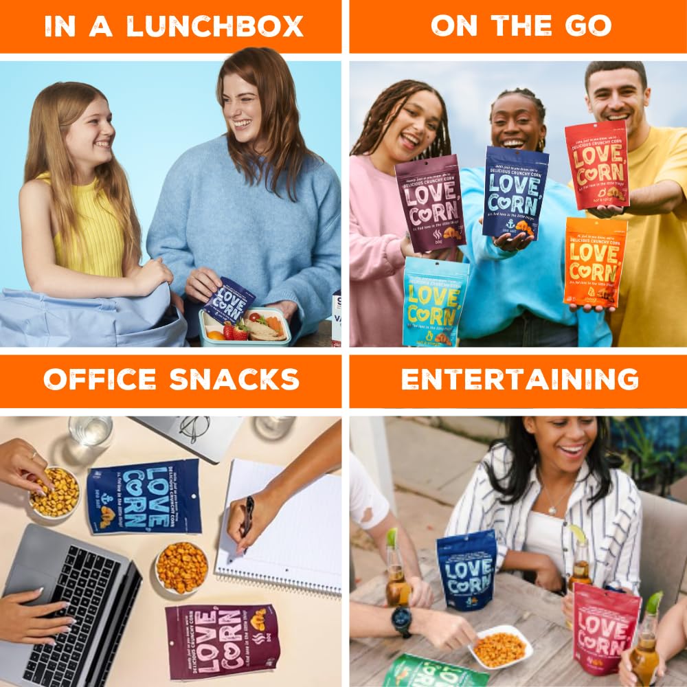 Love Corn Cheddar lunchbox scene, great for kids and adults.
