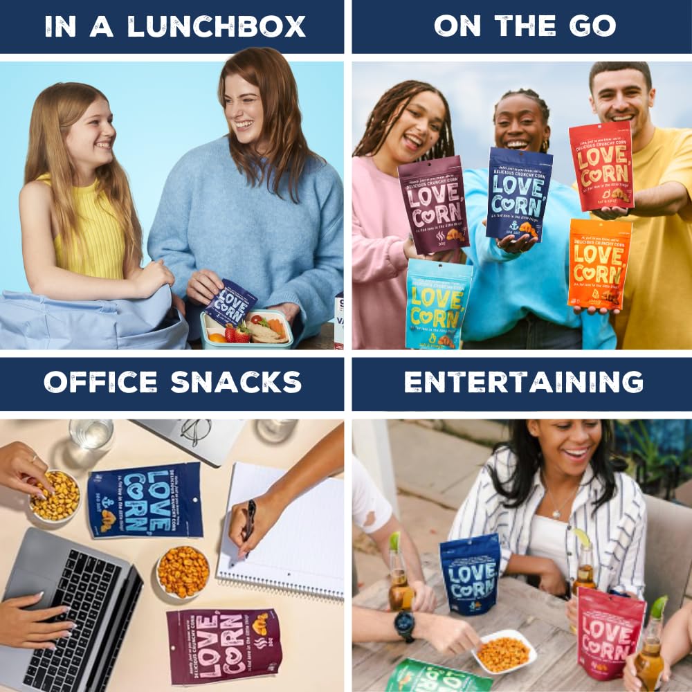 Love Corn Fab Four lunchbox-snack ready for busy days