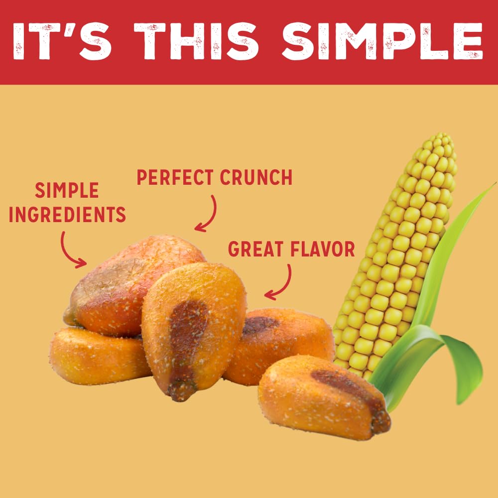 Love Corn Hot & Spicy lunchbox image emphasizes on-the-go convenience.