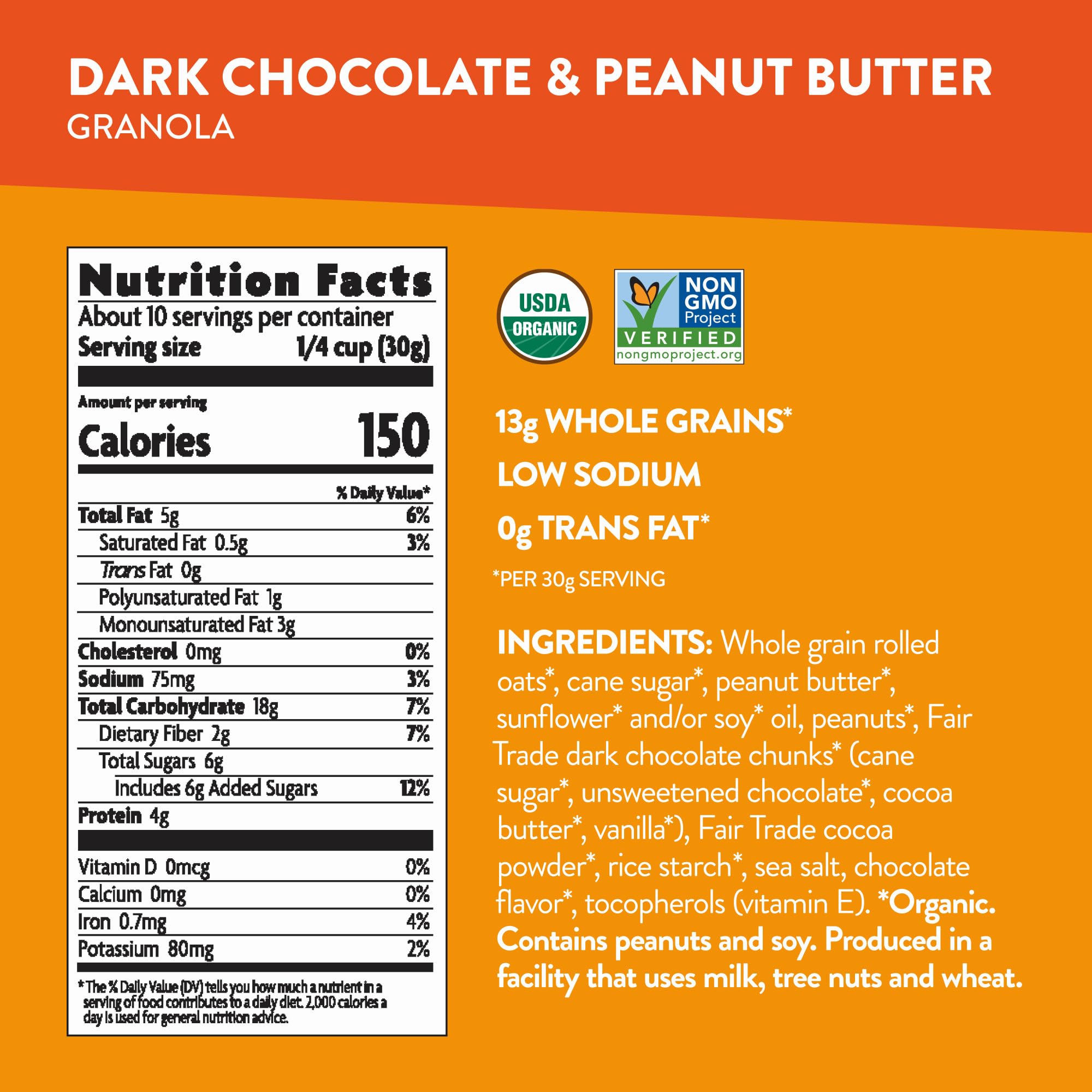 Love Crunch roasted peanuts add natural protein and nutty flavor.