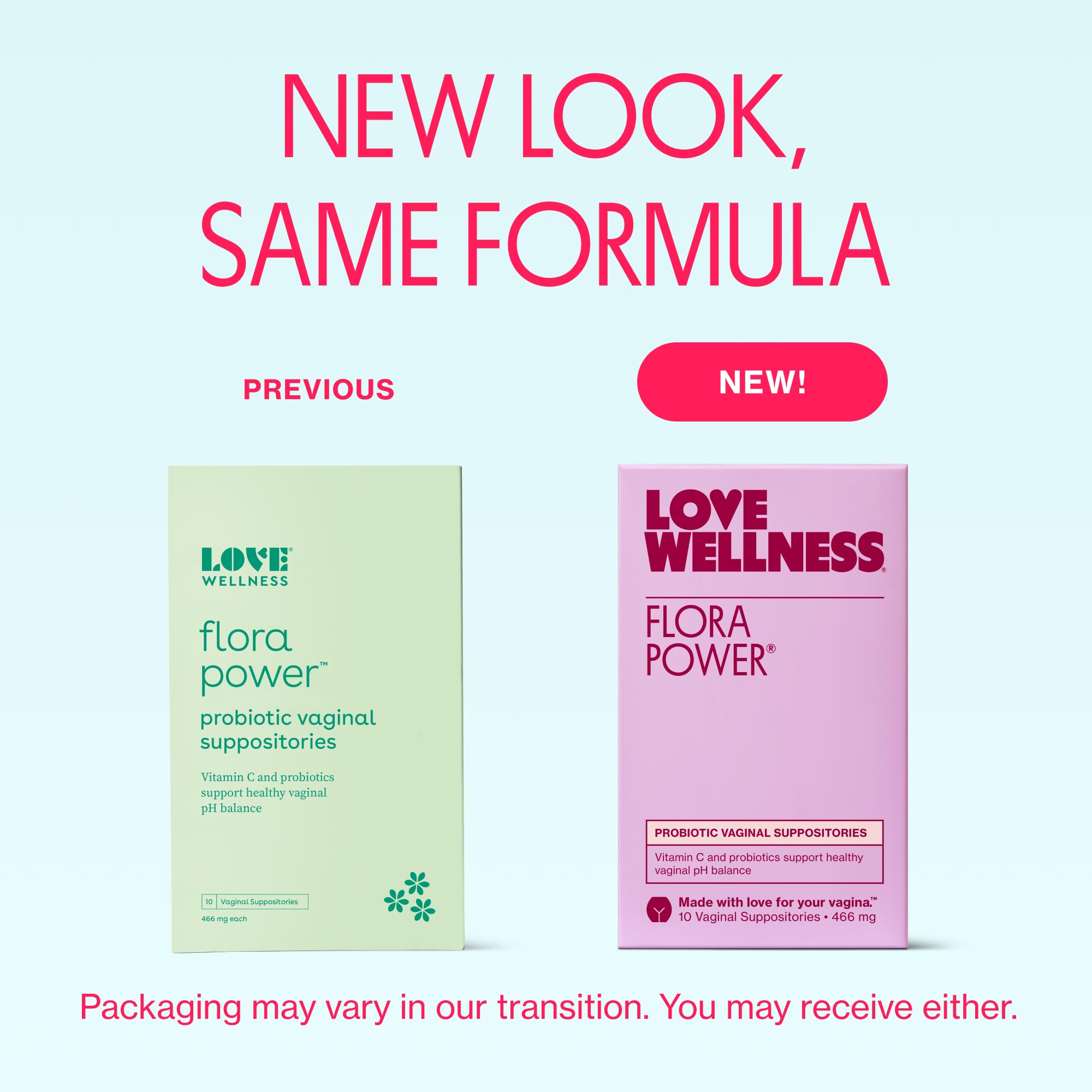 Love Wellness Flora Power insertion scene with probiotic benefits.