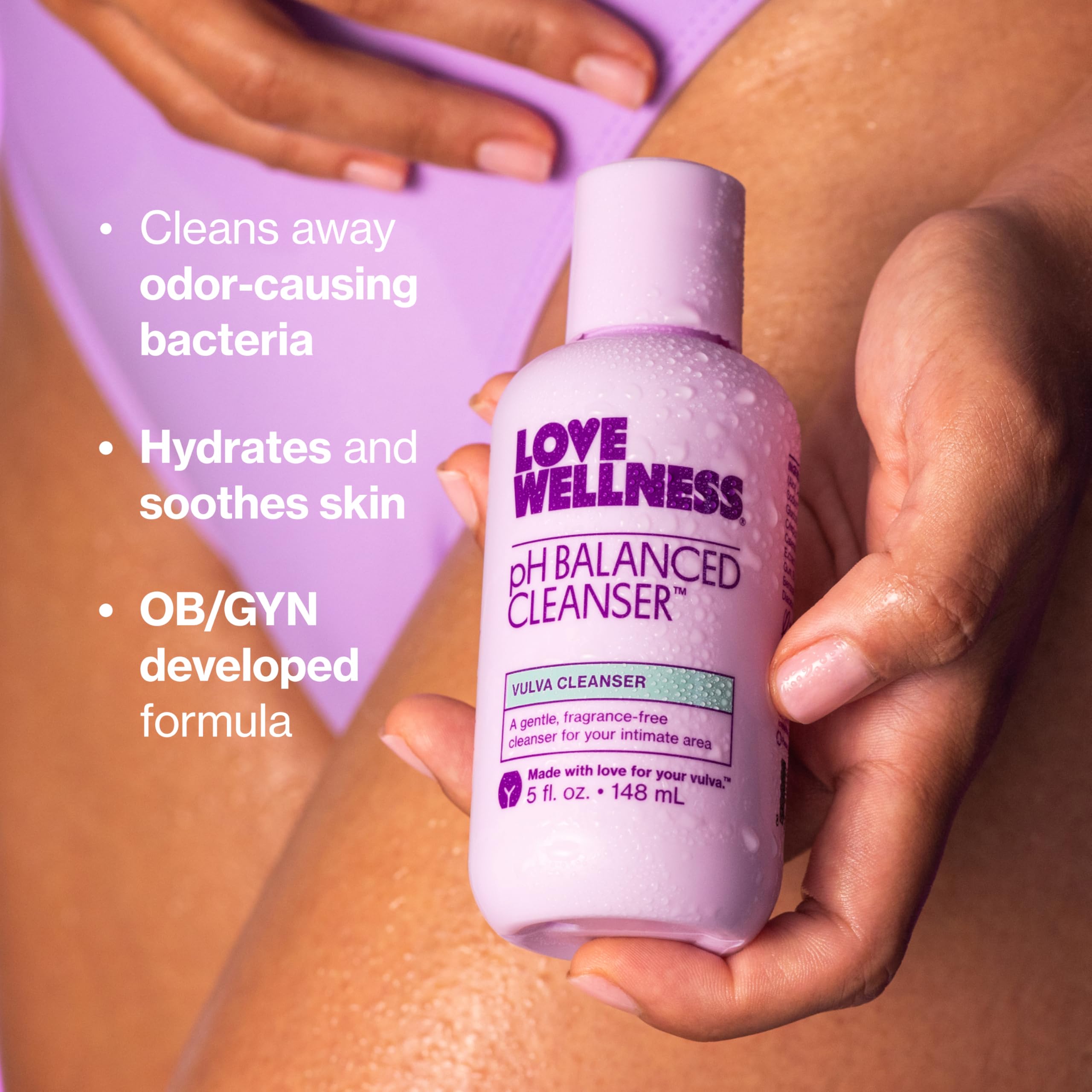 Applying on wet skin in the shower for gentle cleansing.