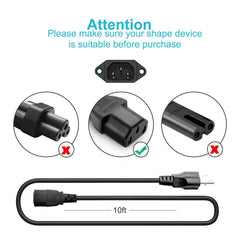 Love your yy 10ft AC cord with NEMA 5-15P end, ideal for treadmill power.