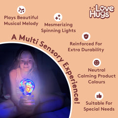 LoveHugs light wand color-changing lights illuminate rooms during calm-down sessions