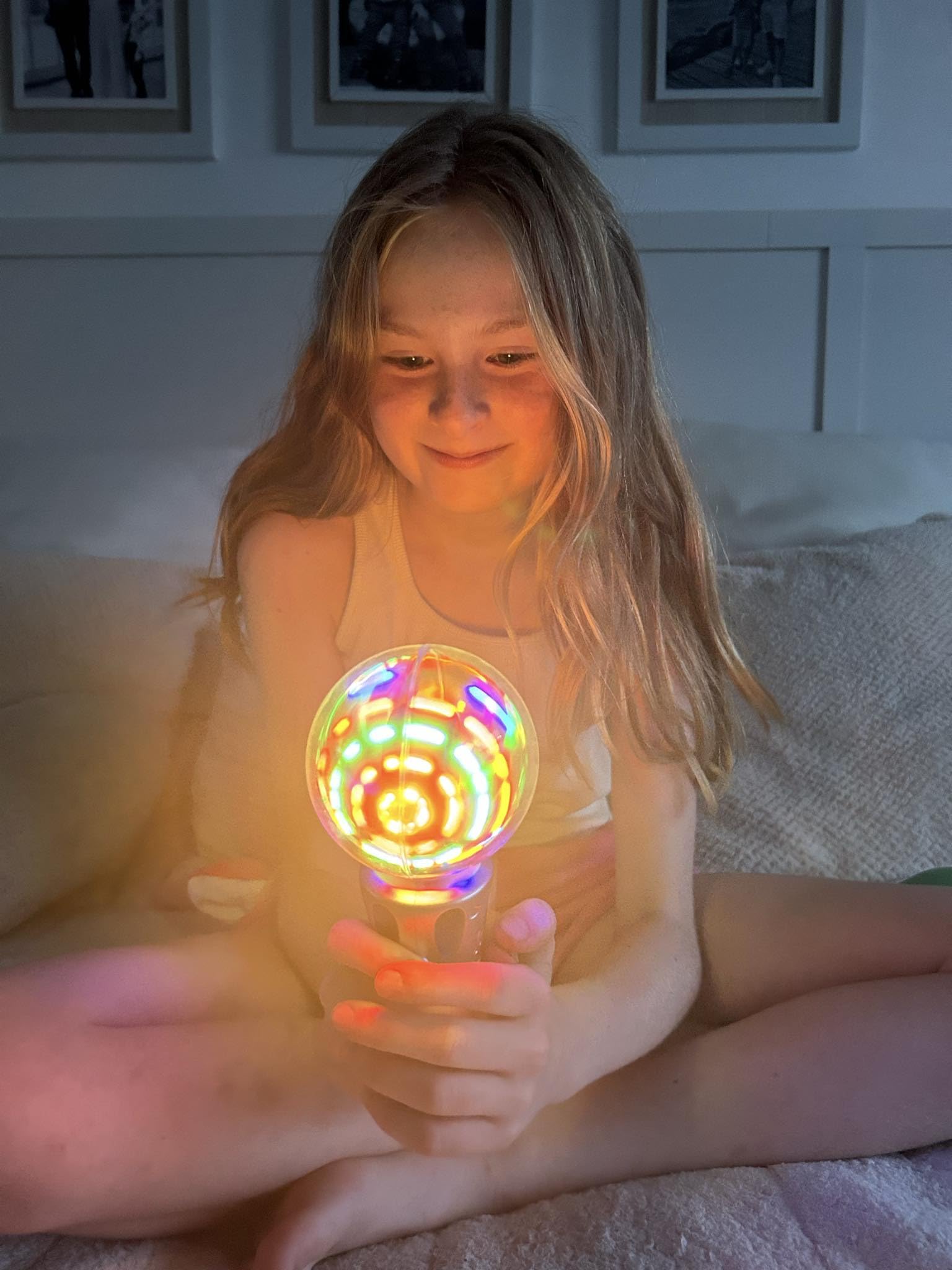 LoveHugs sensory wand for room illumination during playtime